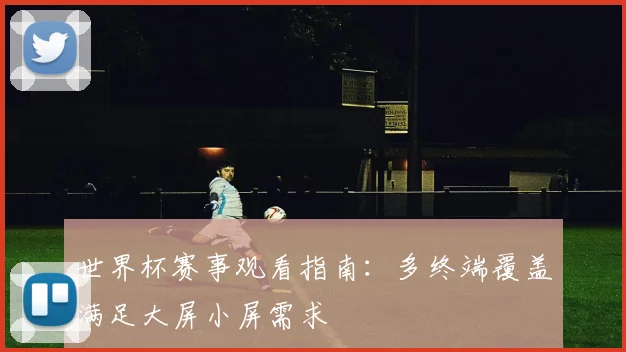 世界杯赛事观看指南:多终端覆盖满足大屏小屏需求